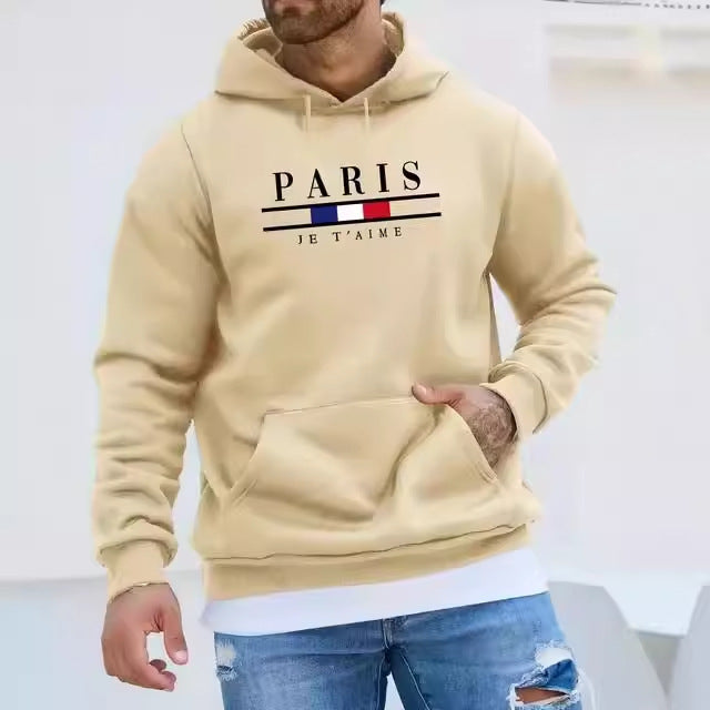 Autumn And Winter Printing Long Sleeve Loose-fitting Hoodie