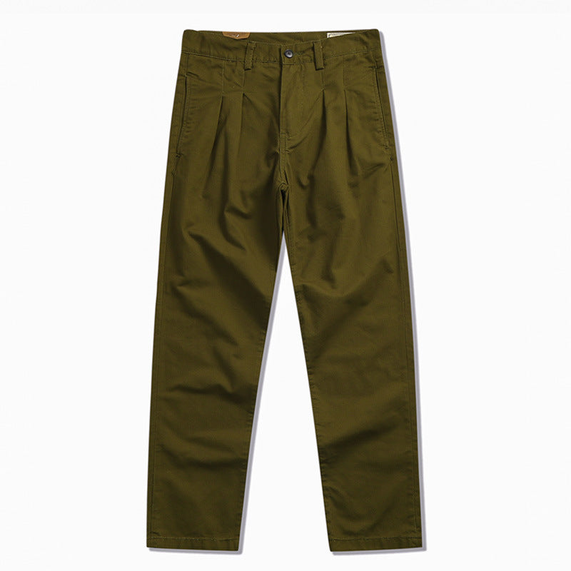 Men'sCargo Pants Straight Cotton