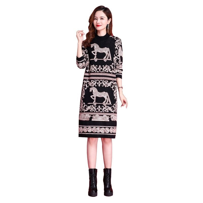 Oversized Women's Knitted Dress