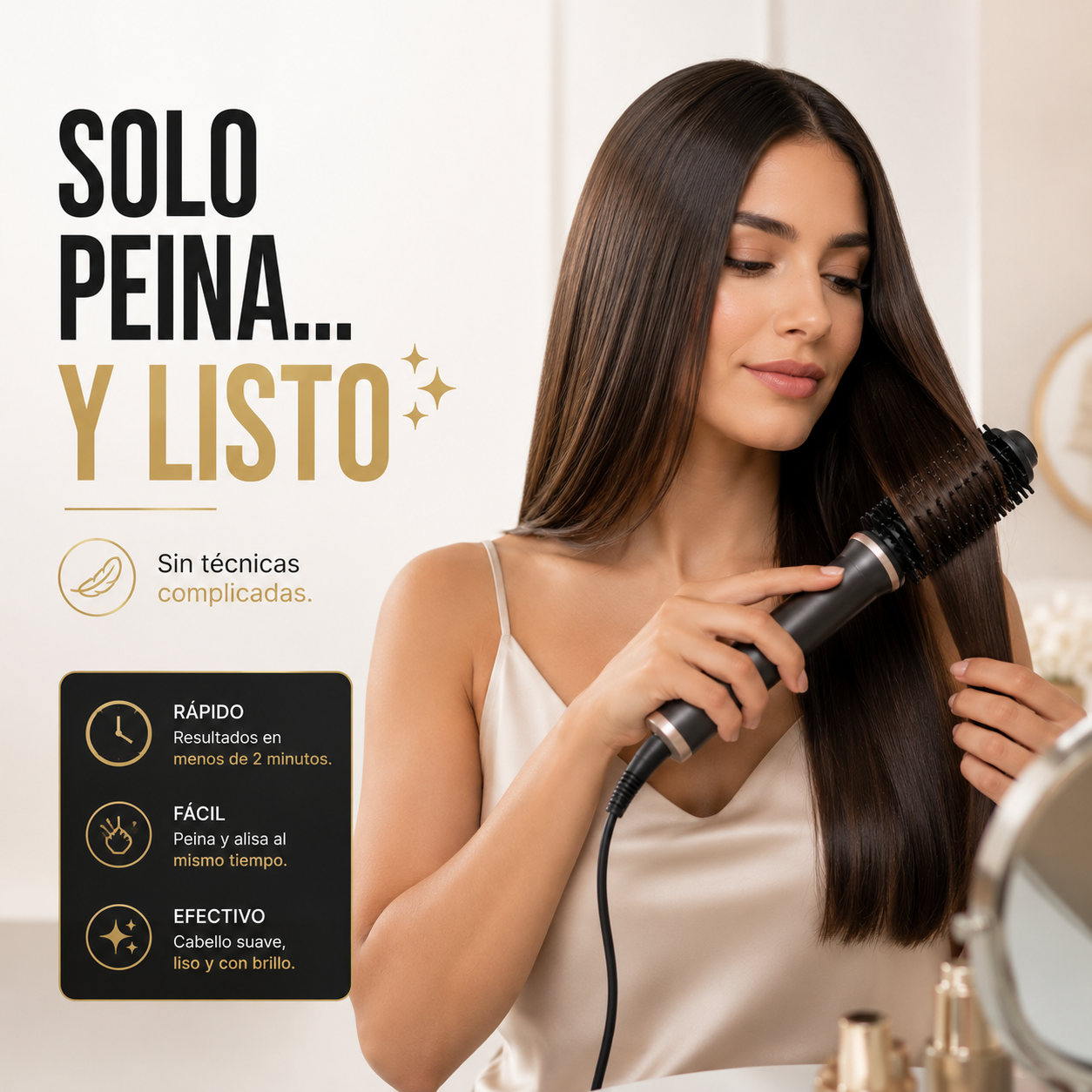 “LISSÉ™ Cepillo Alisador Premium