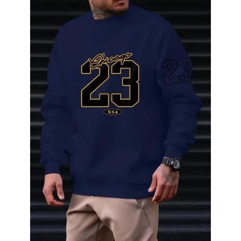 Art Letter Design Man Clothes Set Style Fleece Sweats