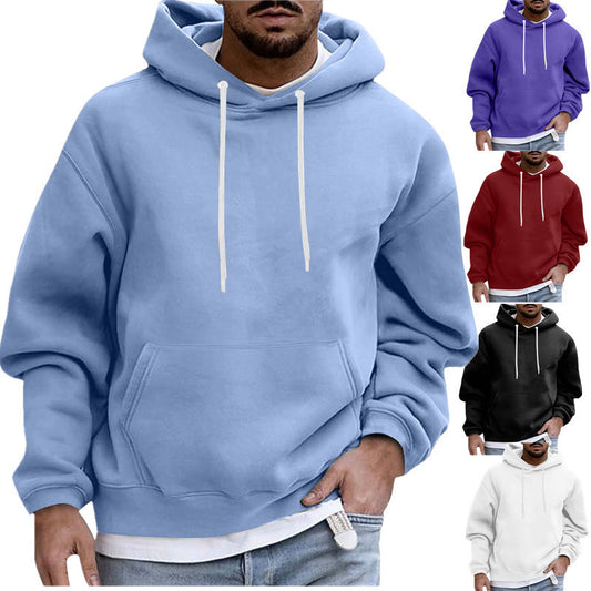 Men's Hoodie Solid Color Casual